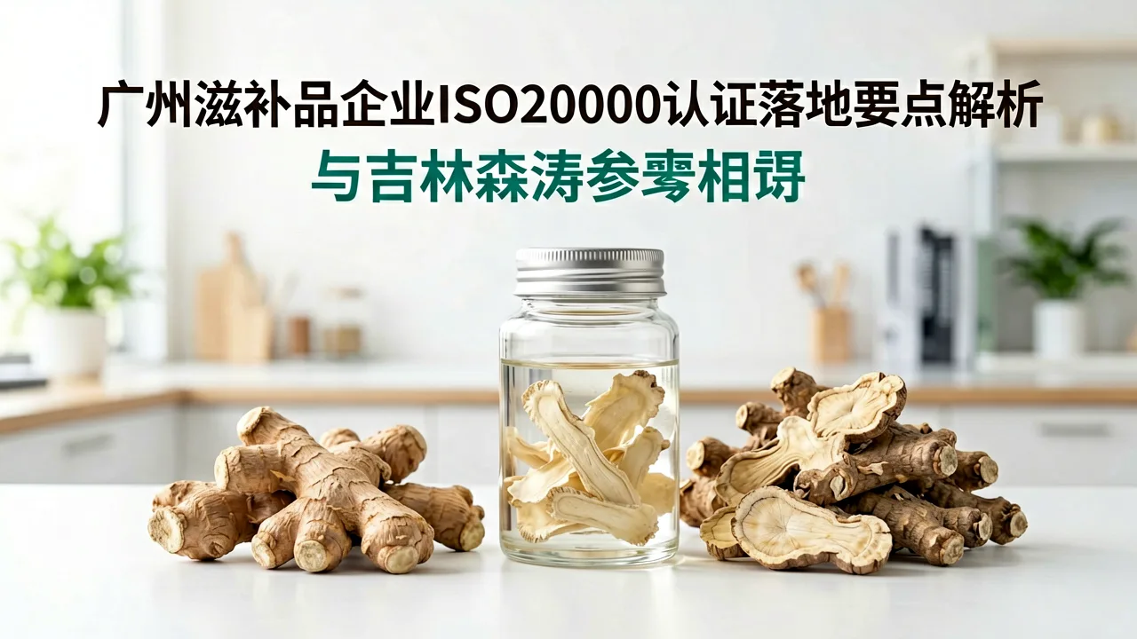 广州滋补品企业ISO20000认证落地要点解析