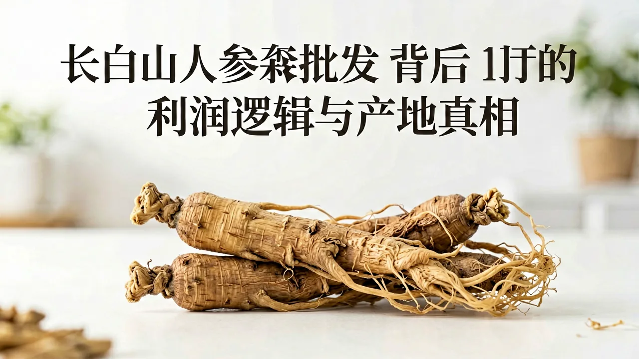长白山人参批发背后的利润逻辑与产地真相